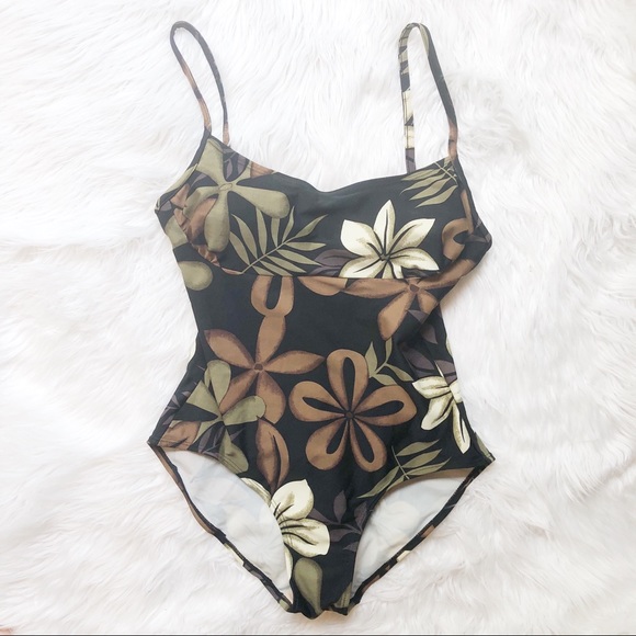 Vintage Other - Vintage Hawaiian Print Swimsuit Bodysuit S…